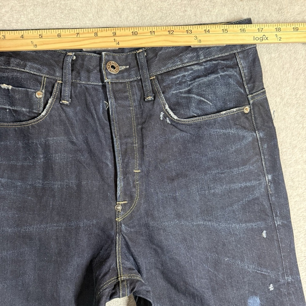 G-Star Raw Type C 3D Loose Tapered Jeans Mens 32x29 Distressed Faded Dark Wash - Picture 10 of 14